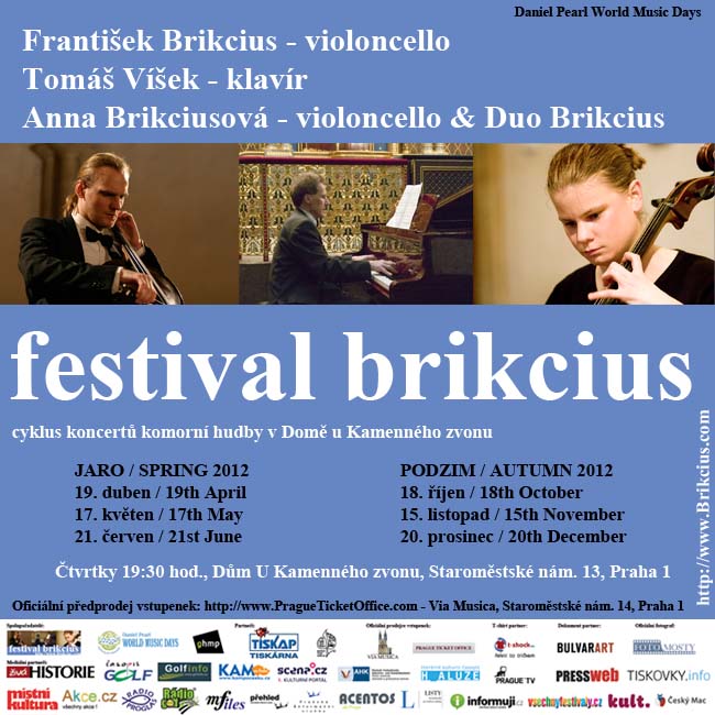 http://www.Brikcius.com - Festival Brikcius - the 1st chamber music concert series at the Stone Bell House in Prague (spring & autumn 2012)