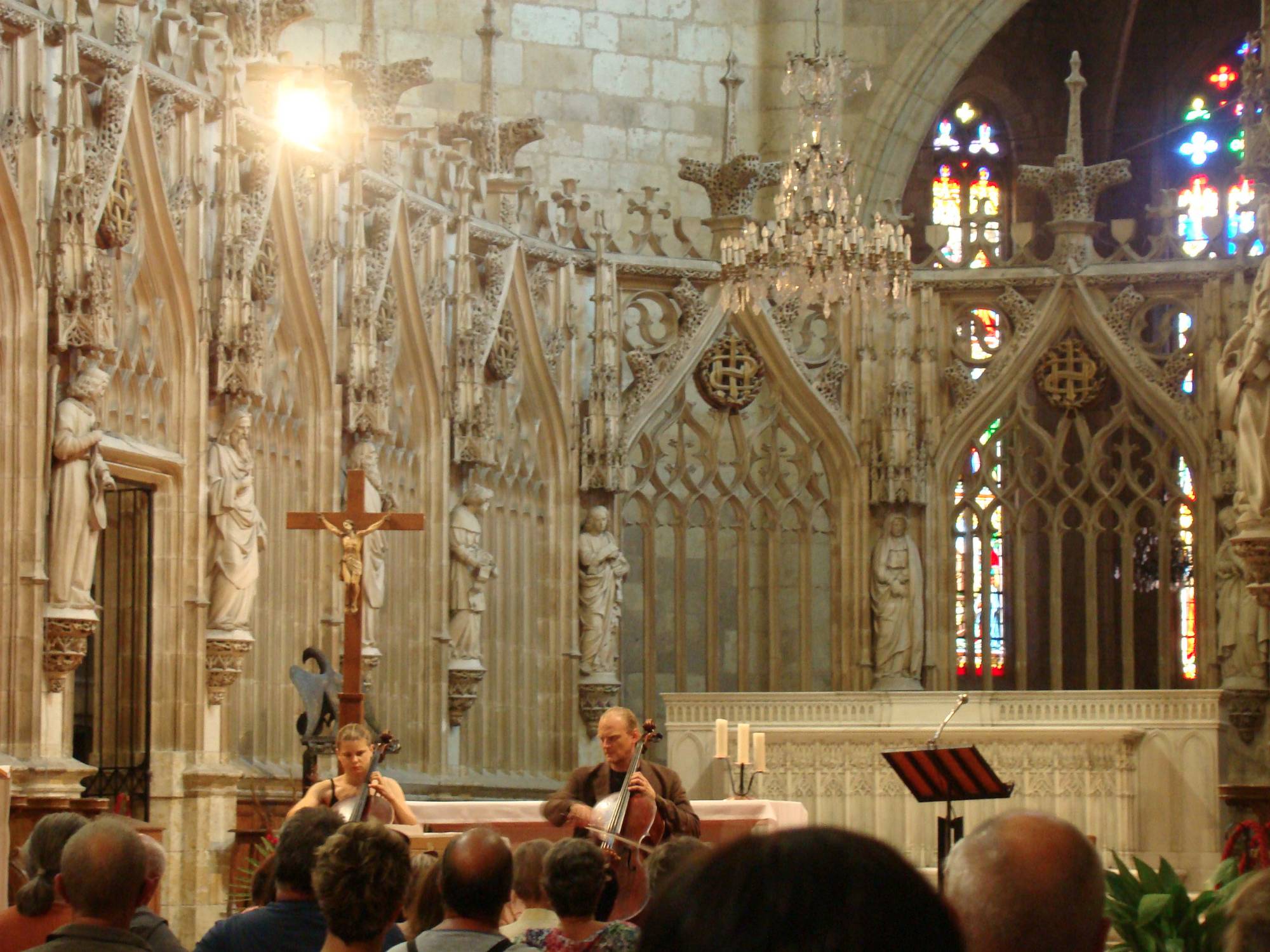 Duo Brikcius in France. Photo Bach Festival Gers - http://Festival.iKosik.com
