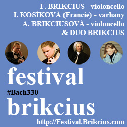 http://Festival.Brikcius.com - FESTIVAL BRIKCIUS - 4th Chamber Music Concert Series at the Stone Bell House in Prague & #BACH330 (Autumn 2015)