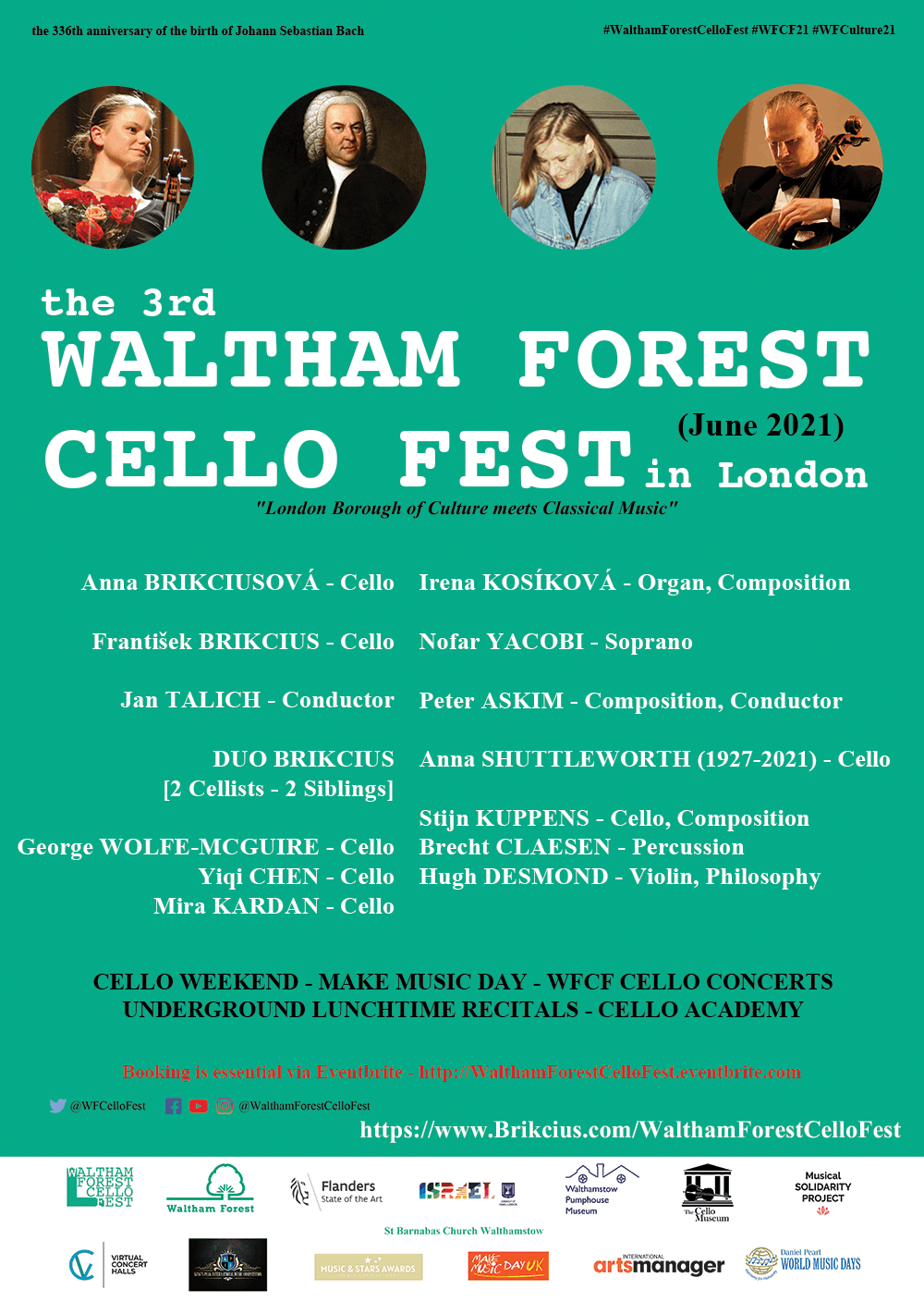 The 3rd WALTHAM FOREST CELLO FEST 2021 in London