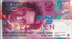Arthur Honegger - 20 CHF note