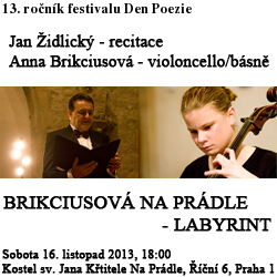 http://www.Brikcius.com - Anna Brikciusov: Czech Cellist - Project "Brikciusov Na Prdle" (Czech Cellist and Poet Anna Brikciusov, Jan Židlick, Czech poet Karel Hynek Mcha)