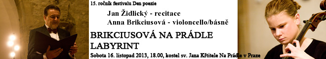 http://www.Brikcius.com - Anna Brikciusov: Czech Cellist - Project "Brikciusov Na Prdle - Labyrint" & Poetry Day Festival (Czech Cellist and Poet Anna Brikciusov, Jan Židlick, Czech poet Karel Hynek Mcha)