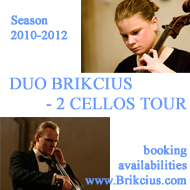 http://www.Brikcius.com - Anna Brikciusova: Czech Cellist & Frantisek Brikcius: Czech Cellist (festival DUO BRIKCIUS - 2 CELLOS TOUR), concert European Days of Jewish Culture in Tabor