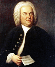 Johann Sebastian Bach (21st March 1685, Eisenach - 28th July 1750, Leipzig) - portrait of Johann Sebastian Bach by Elias Gottlob Haussmann