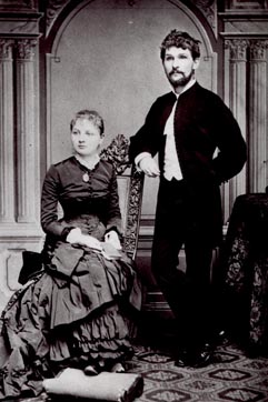 Leoš Janček with his wife Zdeňka (1881)