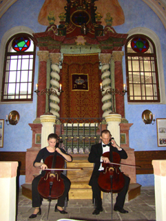http://www.Brikcius.com - DUO BRIKCIUS, Anna Brikciusova: Czech Cellist & Frantisek Brikcius - Czech Cellist, concert "Duo Brikcius - 2 Cellos Tour" (Jicin, Synagogue Jicin, 2008) http://www.Brikcius.com - DUO BRIKCIUS, Anna Brikciusova: Czech Cellist & Frantisek Brikcius - Czech Cellist, concert "Duo Brikcius - 2 Cellos Tour" (Jicin, Synagogue Jicin, 2008)