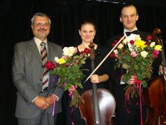 http://www.Brikcius.com - JUDr. Milous Cervencl - head of the Lidice Memorial, DUO BRIKCIUS, Anna Brikciusova: Czech Cellist & Frantisek Brikcius: Czech Cellist, concert "Duo Brikcius - 2 Cellos Tour" (Lidice, Memorial Lidice, 2008) http://www.Brikcius.com - JUDr. Milous Cervencl - head of the Lidice Memorial, DUO BRIKCIUS, Anna Brikciusova: Czech Cellist & Frantisek Brikcius: Czech Cellist, concert "Duo Brikcius - 2 Cellos Tour" (Lidice, Memorial Lidice, 2008)
