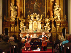 http://www.Brikcius.com - DUO BRIKCIUS, Anna Brikciusova: Czech Cellist & Frantisek Brikcius - Czech Cellist, final concert "Duo Brikcius - 2 Cellos Tour" (Prague, Military Church of St. Jan Nepomuk, 2008) http://www.Brikcius.com - DUO BRIKCIUS, Anna Brikciusova: Czech Cellist & Frantisek Brikcius - Czech Cellist, final concert "Duo Brikcius - 2 Cellos Tour" (Prague, Military Church of St. Jan Nepomuk, 2008)