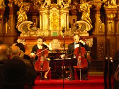 http://www.Brikcius.com - DUO BRIKCIUS, Anna Brikciusova: Czech Cellist & Frantisek Brikcius - Czech Cellist, final concert "Duo Brikcius - 2 Cellos Tour" (Prague, Military Church of St. Jan Nepomuk, 2008) http://www.Brikcius.com - DUO BRIKCIUS, Anna Brikciusova: Czech Cellist & Frantisek Brikcius - Czech Cellist, final concert "Duo Brikcius - 2 Cellos Tour" (Prague, Military Church of St. Jan Nepomuk, 2008)