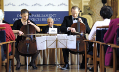 http://www.Brikcius.com - DUO BRIKCIUS, Anna Brikciusová: Czech Cellist & František Brikcius Czech Cellist, concert "Duo Brikcius - 2 Cellos Tour" & Den památky obětí holocaustu a předcházení zločinům proti lidskosti (Praha, Hlavní sál Senátu ČR, 2010) http://www.Brikcius.com - DUO BRIKCIUS, Anna Brikciusová: Czech Cellist & František Brikcius Czech Cellist, concert "Duo Brikcius - 2 Cellos Tour" & Den památky obětí holocaustu a předcházení zločinům proti lidskosti (Praha, Hlavní sál Senátu ČR, 2010)