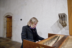 Czech organist and composer Irena Kosíková; concert J. S. BACH: CELLO SONATAS; Festival Brikcius - the 4th Chamber Music Concert Series at the Stone Bell House in Prague #Bach330. Photo: Alina Bogdana Mihai. http://Festival.Brikcius.com Czech organist and composer Irena Kosíková; concert J. S. BACH: CELLO SONATAS; Festival Brikcius - the 4th Chamber Music Concert Series at the Stone Bell House in Prague #Bach330. Photo: Alina Bogdana Mihai. http://Festival.Brikcius.com