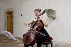 Czech Cellist Anna Brikciusová and Czech Cellist František Brikcius; concert J. S. BACH: CELLO SUITES; Festival Brikcius 2015 - The 4th Chamber Music Concert Series at the Stone Bell House in Prague #Bach330. Photo: Alina Bogdana Mihai. http://Festival.Brikcius.com Czech Cellist Anna Brikciusová and Czech Cellist František Brikcius; concert J. S. BACH: CELLO SUITES; Festival Brikcius 2015 - The 4th Chamber Music Concert Series at the Stone Bell House in Prague #Bach330. Photo: Alina Bogdana Mihai. http://Festival.Brikcius.com