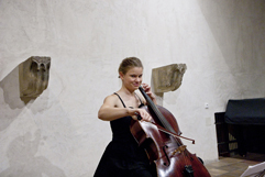 Czech Cellist Anna Brikciusová and Czech Cellist František Brikcius; concert J. S. BACH: CELLO SUITES; Festival Brikcius 2015 - The 4th Chamber Music Concert Series at the Stone Bell House in Prague #Bach330. Photo: Alina Bogdana Mihai. http://Festival.Brikcius.com Czech Cellist Anna Brikciusová and Czech Cellist František Brikcius; concert J. S. BACH: CELLO SUITES; Festival Brikcius 2015 - The 4th Chamber Music Concert Series at the Stone Bell House in Prague #Bach330. Photo: Alina Bogdana Mihai. http://Festival.Brikcius.com