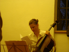 Czech cellist Anna Brikciusová; poetry reading POETRY DAY FESTIVAL - KOLIBŘÍ ÚSMĚV, Petřín Lookout Tower; Festival Brikcius - the 4th Chamber Music Concert Series at the Stone Bell House in Prague #Bach330. Photo archive http://Festival.Brikcius.com Czech cellist Anna Brikciusová; poetry reading POETRY DAY FESTIVAL - KOLIBŘÍ ÚSMĚV, Petřín Lookout Tower; Festival Brikcius - the 4th Chamber Music Concert Series at the Stone Bell House in Prague #Bach330. Photo archive http://Festival.Brikcius.com
