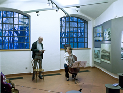 Czech cellist Anna Brikciusová and Czech poet Jan Suk; poetry reading POETRY DAY FESTIVAL - KOLIBŘÍ ÚSMĚV, Petřín Lookout Tower; Festival Brikcius - the 4th Chamber Music Concert Series at the Stone Bell House in Prague #Bach330. Photo: Alina Bogdana Mihai. http://Festival.Brikcius.com Czech cellist Anna Brikciusová and Czech poet Jan Suk; poetry reading POETRY DAY FESTIVAL - KOLIBŘÍ ÚSMĚV, Petřín Lookout Tower; Festival Brikcius - the 4th Chamber Music Concert Series at the Stone Bell House in Prague #Bach330. Photo: Alina Bogdana Mihai. http://Festival.Brikcius.com