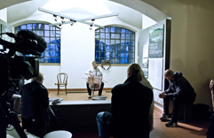 Czech cellist Anna Brikciusová and Czech poet Jan Suk; poetry reading POETRY DAY FESTIVAL - KOLIBŘÍ ÚSMĚV, Petřín Lookout Tower; Festival Brikcius - the 4th Chamber Music Concert Series at the Stone Bell House in Prague #Bach330. Photo: Alina Bogdana Mihai. http://Festival.Brikcius.com Czech cellist Anna Brikciusová and Czech poet Jan Suk; poetry reading POETRY DAY FESTIVAL - KOLIBŘÍ ÚSMĚV, Petřín Lookout Tower; Festival Brikcius - the 4th Chamber Music Concert Series at the Stone Bell House in Prague #Bach330. Photo: Alina Bogdana Mihai. http://Festival.Brikcius.com