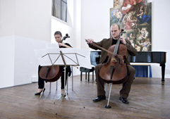 Czech Cellist Anna Brikciusová, Czech Cellist František Brikcius & Duo Brikcius; concert ITALIAN BAROQUE MUSIC; Festival Brikcius 2015 - The 4th Chamber Music Concert Series at the Stone Bell House in Prague #Bach330. Photo: Alina Bogdana Mihai. http://Festival.Brikcius.com Czech Cellist Anna Brikciusová, Czech Cellist František Brikcius & Duo Brikcius; concert ITALIAN BAROQUE MUSIC; Festival Brikcius 2015 - The 4th Chamber Music Concert Series at the Stone Bell House in Prague #Bach330. Photo: Alina Bogdana Mihai. http://Festival.Brikcius.com