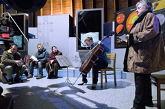Czech Cellist Anna Brikciusová; Poetry reading POETRY DAY & NOCÍ PROŠEL DEN, Štefánik Observatory Petřín; Festival Brikcius 2015 - The 5th Chamber Music Concert Series in Prague. Photo: Alina Bogdana Mihai, http://Festival.Brikcius.com Czech Cellist Anna Brikciusová; Poetry reading POETRY DAY & NOCÍ PROŠEL DEN, Štefánik Observatory Petřín; Festival Brikcius 2015 - The 5th Chamber Music Concert Series in Prague. Photo: Alina Bogdana Mihai, http://Festival.Brikcius.com