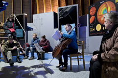 Czech Cellist Anna Brikciusová; Poetry reading POETRY DAY & NOCÍ PROŠEL DEN, Štefánik Observatory Petřín; Festival Brikcius 2015 - The 5th Chamber Music Concert Series in Prague. Photo: Alina Bogdana Mihai, http://Festival.Brikcius.com Czech Cellist Anna Brikciusová; Poetry reading POETRY DAY & NOCÍ PROŠEL DEN, Štefánik Observatory Petřín; Festival Brikcius 2015 - The 5th Chamber Music Concert Series in Prague. Photo: Alina Bogdana Mihai, http://Festival.Brikcius.com
