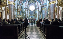 Organist and composer Irena Koskov; organ concert GOLDBERG VARIATIONS 1741; Festival Brikcius 2015 - The 5th Chamber Music Concert Series in Prague. Photo: Alina Bogdana Mihai, http://Festival.Brikcius.com