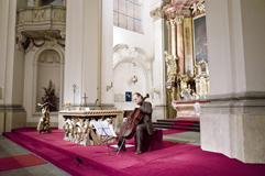 Czech Cellist František Brikcius; charity concert CELLO SUITES for Lkaři bez hranic | Mdecins Sans Frontires; Festival Brikcius 2015 - The 5th Chamber Music Concert Series in Prague. Photo: Alina Bogdana Mihai, http://Festival.Brikcius.com