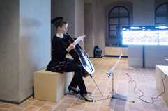 zech poet and cellist Anna Brikciusová; poetry reading V majáku; Poetry Day Festival 2017 in Prague. Festival Brikcius - the 6th Chamber Music Concert Series in Prague 2017. Photo: Alina Bogdana Mihai, http://Festival.Brikcius.comhttp://Festival.Brikcius.com zech poet and cellist Anna Brikciusová; poetry reading V majáku; Poetry Day Festival 2017 in Prague. Festival Brikcius - the 6th Chamber Music Concert Series in Prague 2017. Photo: Alina Bogdana Mihai, http://Festival.Brikcius.comhttp://Festival.Brikcius.com