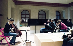 Czech poet and cellist Anna Brikciusová; poetry reading Do bouře; Poetry Day Festival. Festival Brikcius - the 7th Chamber Music Concert Series in Prague 2018. Photo: Alina Bogdana Mihai, http://Festival.Brikcius.com Czech poet and cellist Anna Brikciusová; poetry reading Do bouře; Poetry Day Festival. Festival Brikcius - the 7th Chamber Music Concert Series in Prague 2018. Photo: Alina Bogdana Mihai, http://Festival.Brikcius.com