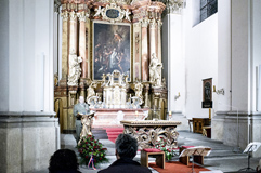 Duo Brikcius (2 Czech Cellists - 2 Siblings); Anna Brikciusová - Cello and František Brikcius - Cello; Main Chaplain Colonel Jaroslav Knichal; Cello Concert DUO BRIKCIUS & #CZECH100; Military Church of St. Jan Nepomucký Prague, Festival Brikcius - the 7th Chamber Music Concert Series in Prague 2018. Photo: Alina Bogdana Mihai; http://Festival.Brikcius.com Duo Brikcius (2 Czech Cellists - 2 Siblings); Anna Brikciusová - Cello and František Brikcius - Cello; Main Chaplain Colonel Jaroslav Knichal; Cello Concert DUO BRIKCIUS & #CZECH100; Military Church of St. Jan Nepomucký Prague, Festival Brikcius - the 7th Chamber Music Concert Series in Prague 2018. Photo: Alina Bogdana Mihai; http://Festival.Brikcius.com