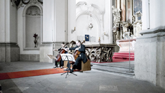 Duo Brikcius (2 Czech Cellists - 2 Siblings); Anna Brikciusová - Cello and František Brikcius - Cello; Main Chaplain Colonel Jaroslav Knichal; Cello Concert DUO BRIKCIUS & #CZECH100; Military Church of St. Jan Nepomucký Prague, Festival Brikcius - the 7th Chamber Music Concert Series in Prague 2018. Photo: Alina Bogdana Mihai; http://Festival.Brikcius.com Duo Brikcius (2 Czech Cellists - 2 Siblings); Anna Brikciusová - Cello and František Brikcius - Cello; Main Chaplain Colonel Jaroslav Knichal; Cello Concert DUO BRIKCIUS & #CZECH100; Military Church of St. Jan Nepomucký Prague, Festival Brikcius - the 7th Chamber Music Concert Series in Prague 2018. Photo: Alina Bogdana Mihai; http://Festival.Brikcius.com
