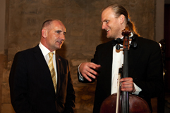 http://www.Brikcius.com - Czech Cellist František Brikcius & H.E. André Regli - Swiss ambassador - Concert eSACHERe - 12 composers of Swiss patron Paul Sacher (Convent of St Agnes of Bohemia in Prague, 2011, Photo Marek Malůšek). http://www.Brikcius.com - Czech Cellist František Brikcius & H.E. André Regli - Swiss ambassador - Concert eSACHERe - 12 composers of Swiss patron Paul Sacher (Convent of St Agnes of Bohemia in Prague, 2011, Photo Marek Malůšek).