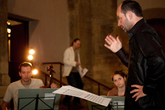 http://www.Brikcius.com - Czech Cellist František Brikcius, Jan Talich - Conductor & eSACHERe Cello Ensemble - Concert rehearsal eSACHERe - 12 composers of Swiss patron Paul Sacher (Convent of St Agnes of Bohemia in Prague, 2011, Photo Marek Malůšek). http://www.Brikcius.com - Czech Cellist František Brikcius, Jan Talich - Conductor & eSACHERe Cello Ensemble - Concert rehearsal eSACHERe - 12 composers of Swiss patron Paul Sacher (Convent of St Agnes of Bohemia in Prague, 2011, Photo Marek Malůšek).